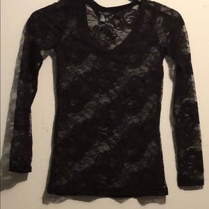 Black Lace Top